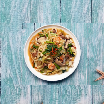 金兰食谱:海鲜炒面